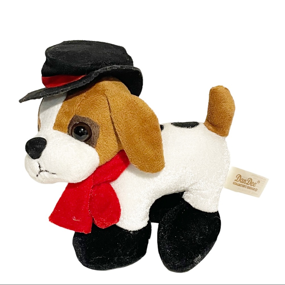 Dan‎ Dee Snowman Puppy Dog Christmas Winter 7 Inch Plush Stuffed Animal Toy